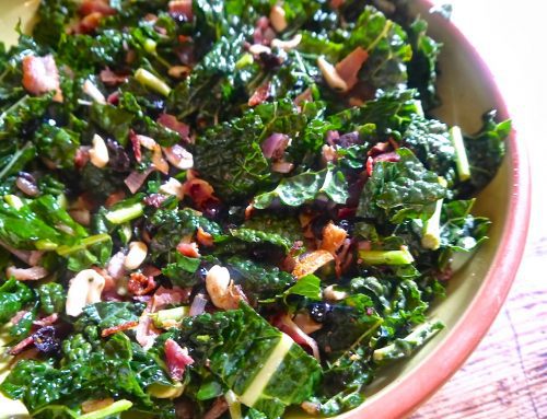 Kale, Bacon & Cranberry Salad